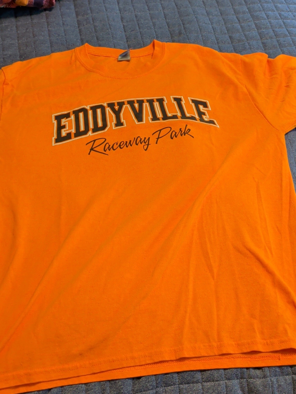 Gildan Orange Eddyville Raceway Park Graphic Tee